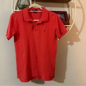 Polo Ralph Lauren Kids Boys Youth 16 18 Large L Collared Short Sleeve Shirt